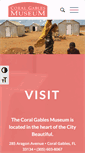 Mobile Screenshot of coralgablesmuseum.org